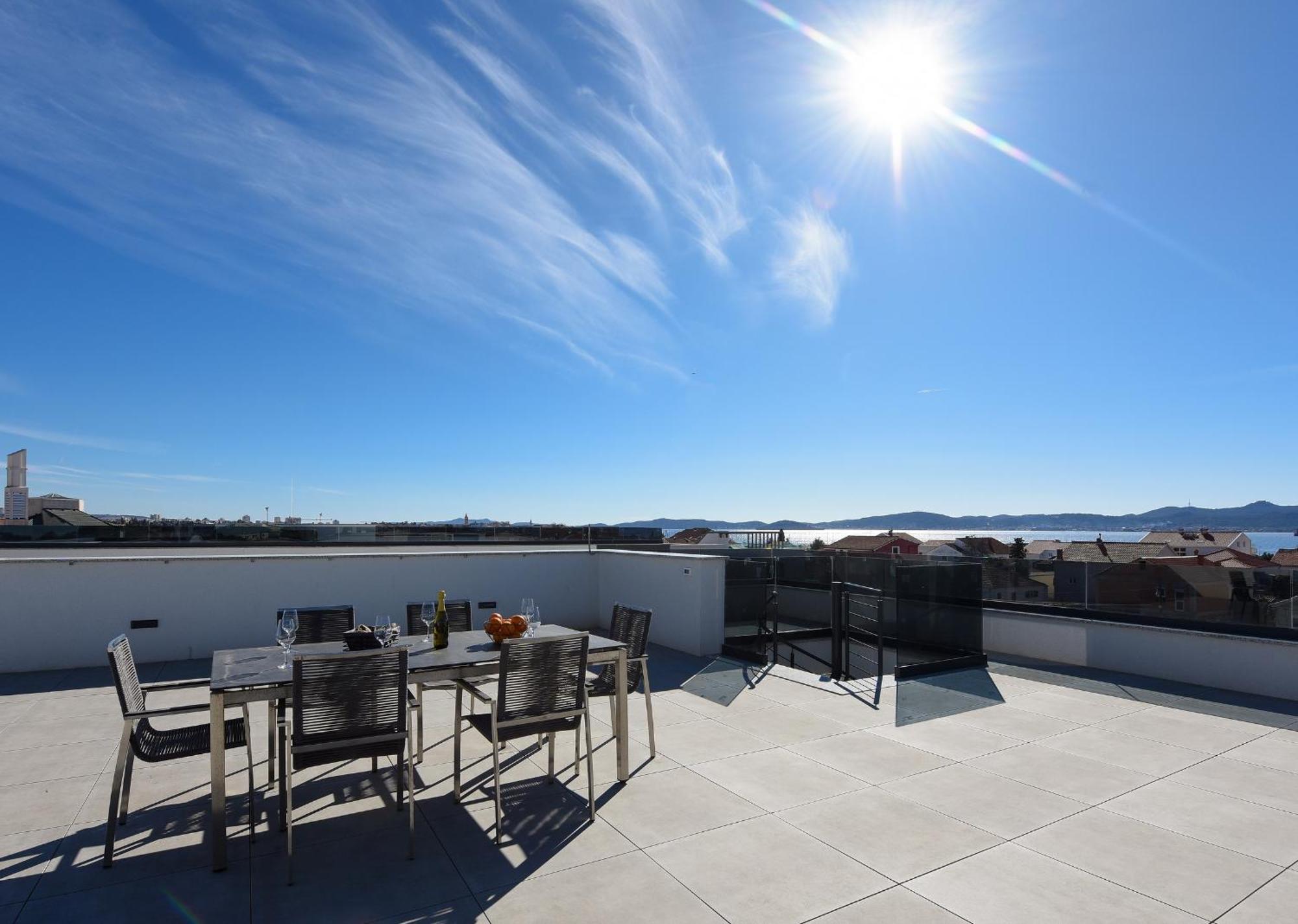 Fux Luxury Rooftop Terrace Jacuzzi & Bbq Zadar Exterior foto